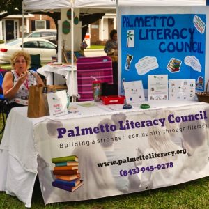 Palmetto Literacy Council display.